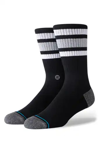 American Trench Mono Stripe Cotton Blend Crew Socks | Nordstrom | Nordstrom