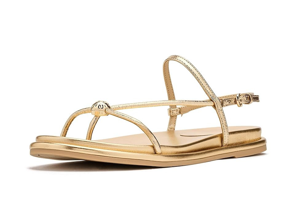 Dolce Vita Deane Women's Sandals Gold: 8 M, Leather | Zappos.com