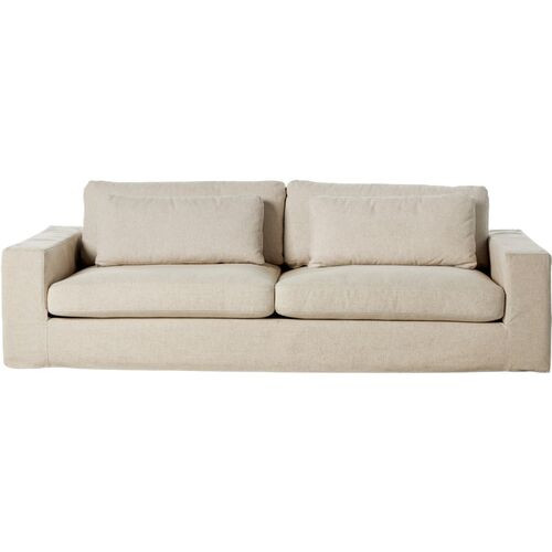 Tyson Slipcover Sofa, Antwerp Natural Performance Linen | One Kings Lane