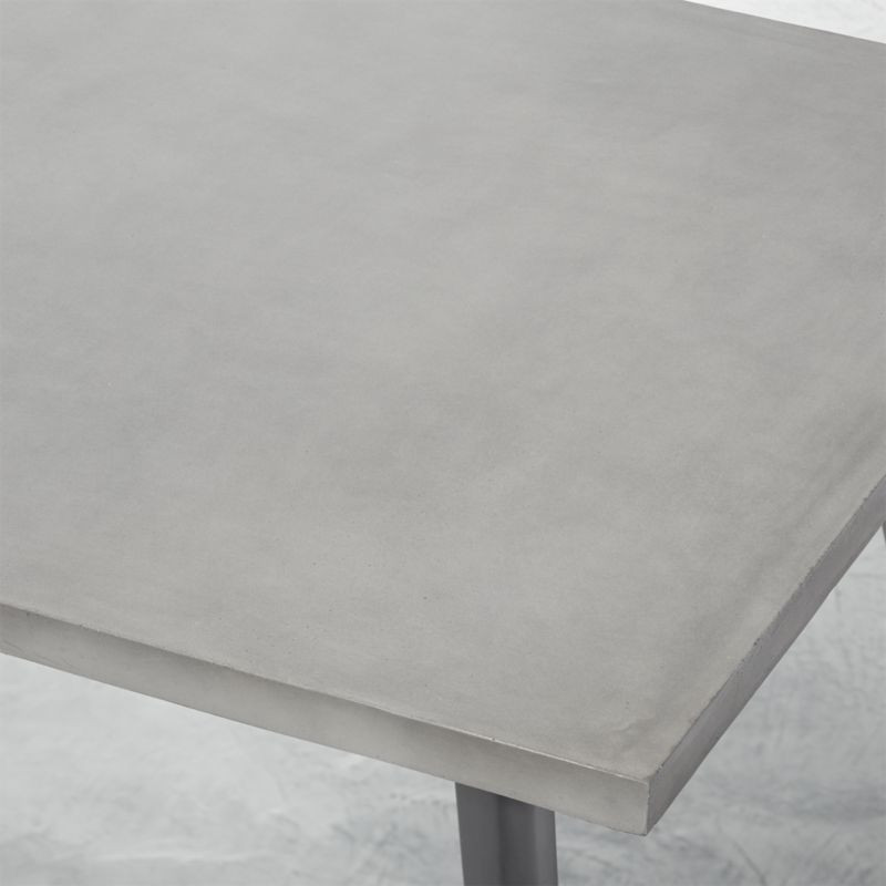 Harper Concrete Dining Table Top + Reviews | CB2 | CB2