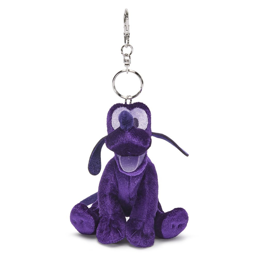 Pluto Plush Keychain Bag Charm – Purple – 7 1/4'' – Exclusive – D23: The Ultimate Disney ... | Disney Store