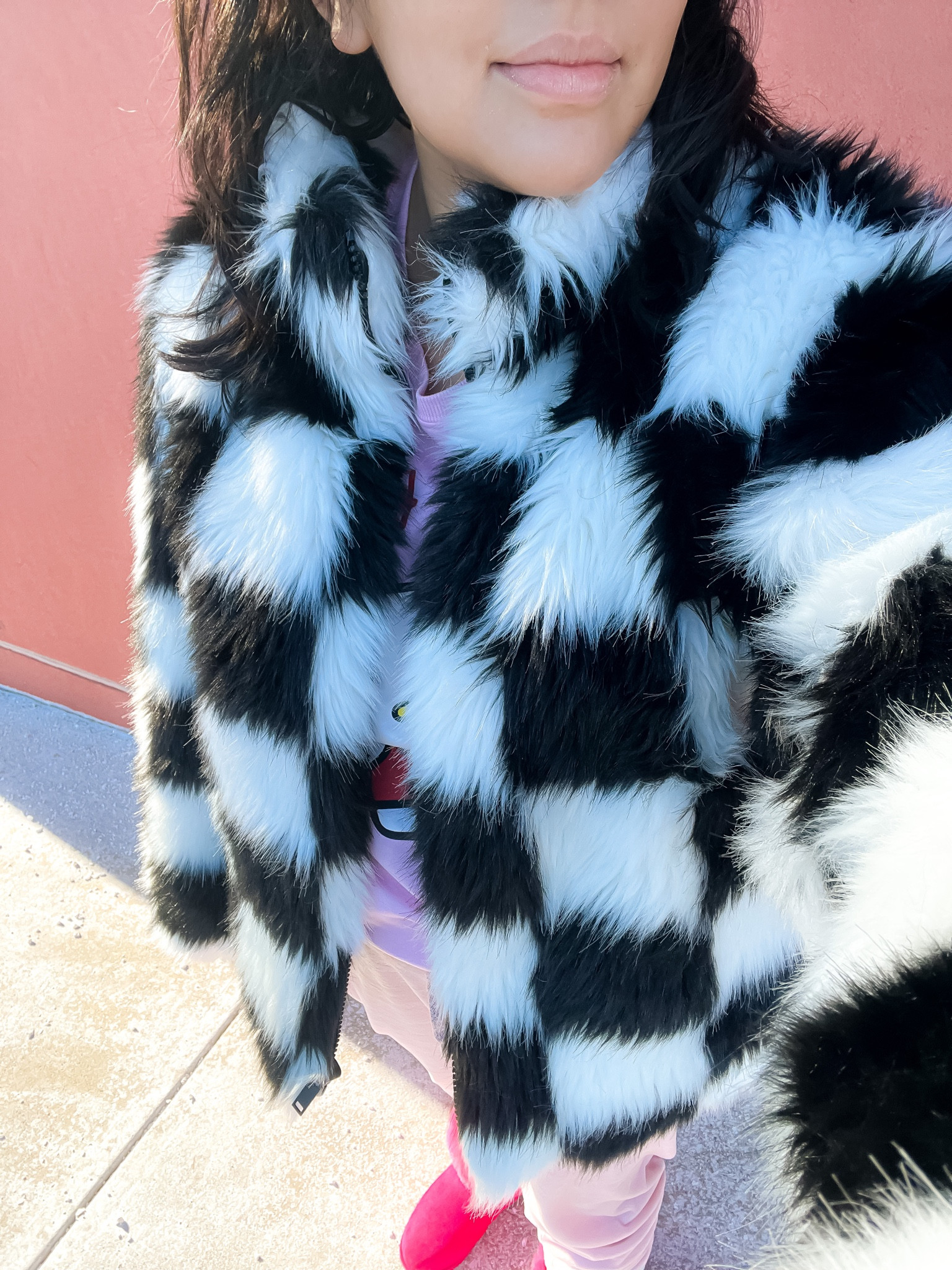 Forever 21 Checkered Faux Fur Coat 

#ootd

#LTKSeasonal
