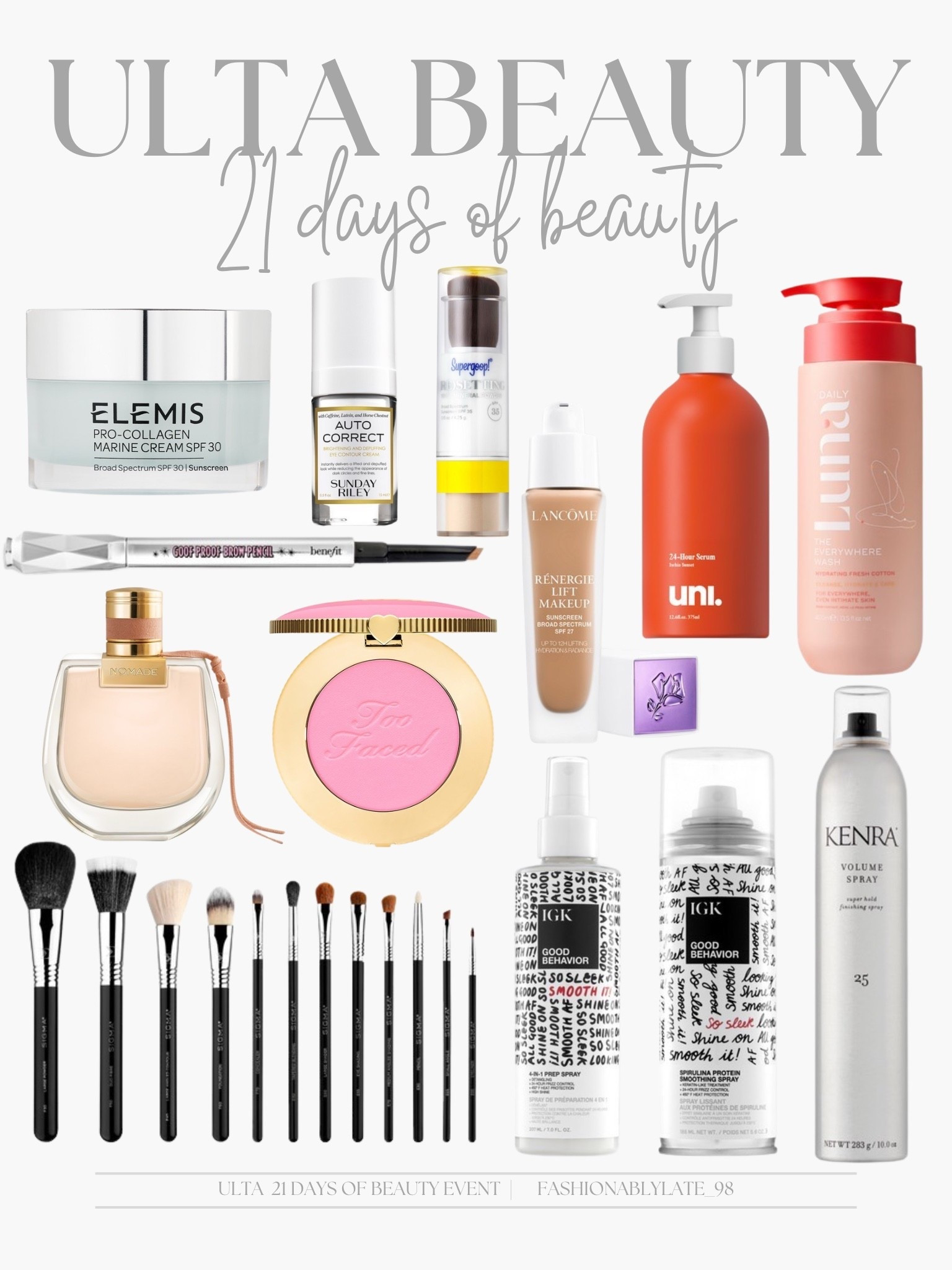 ulta 21 days of beauty - 50% off today only!

#LTKselfcare #LTKSaleAlert #LTKBeauty