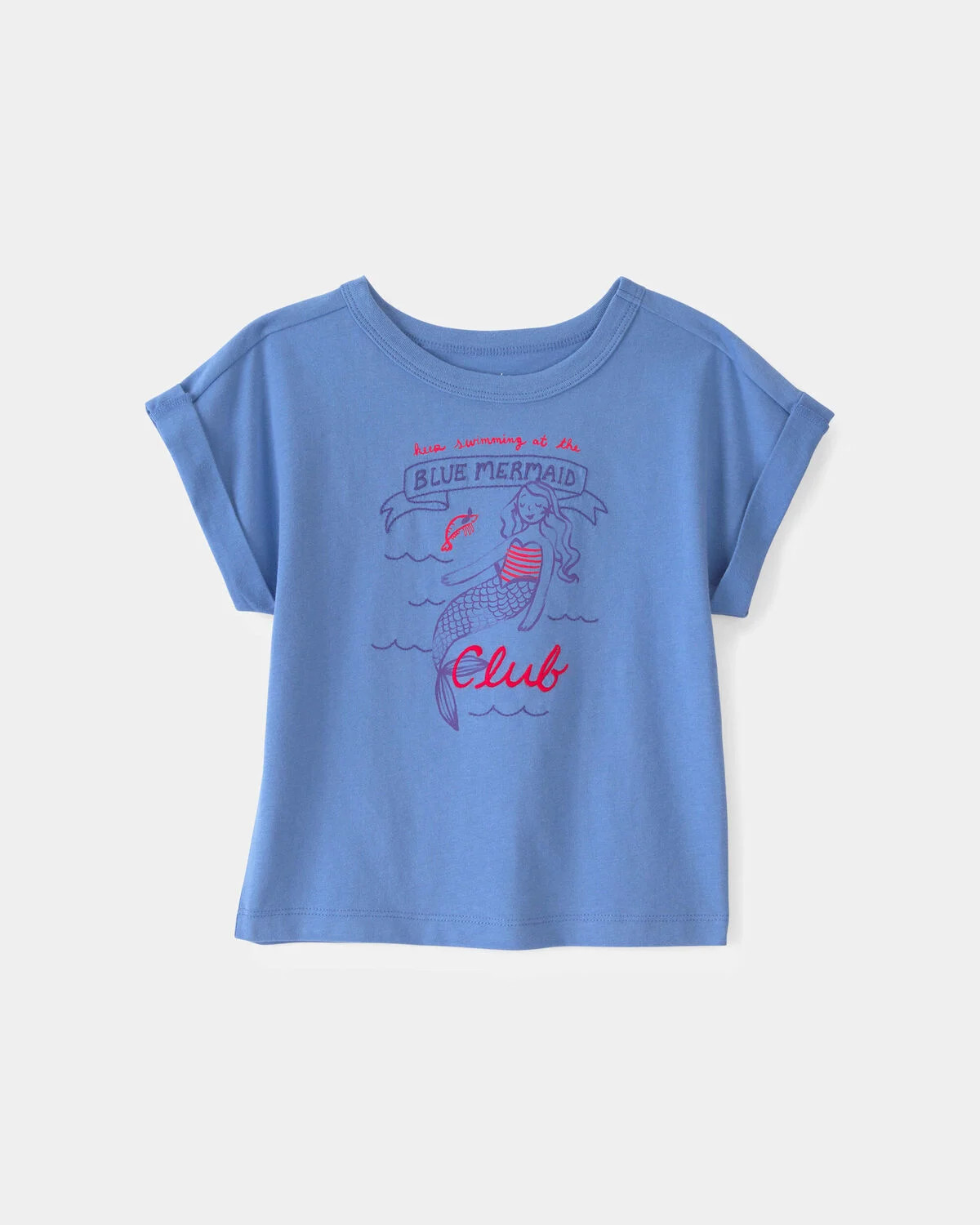 Toddler Girl Mermaid Top - Blue | Carter's | Carter's Inc