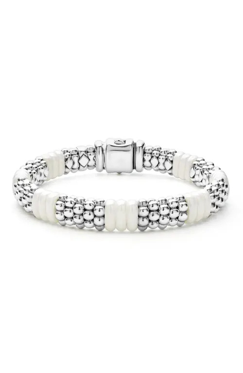 LAGOS White Caviar Station Rope Bracelet at Nordstrom, Size 7 | Nordstrom