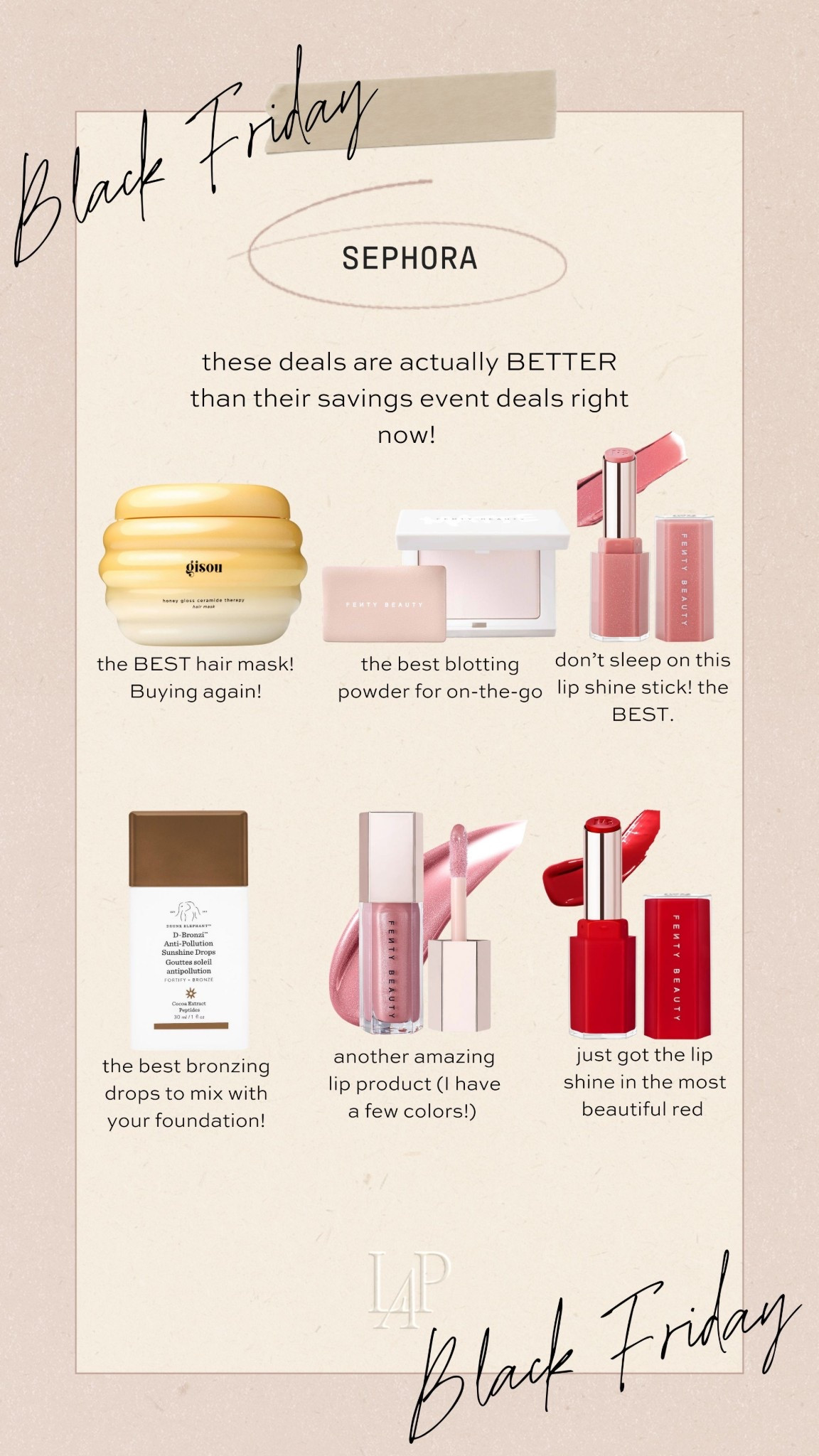 Sephora sale up to 50% off! 

#LTKSaleAlert #LTKCyberWeek #LTKHoliday