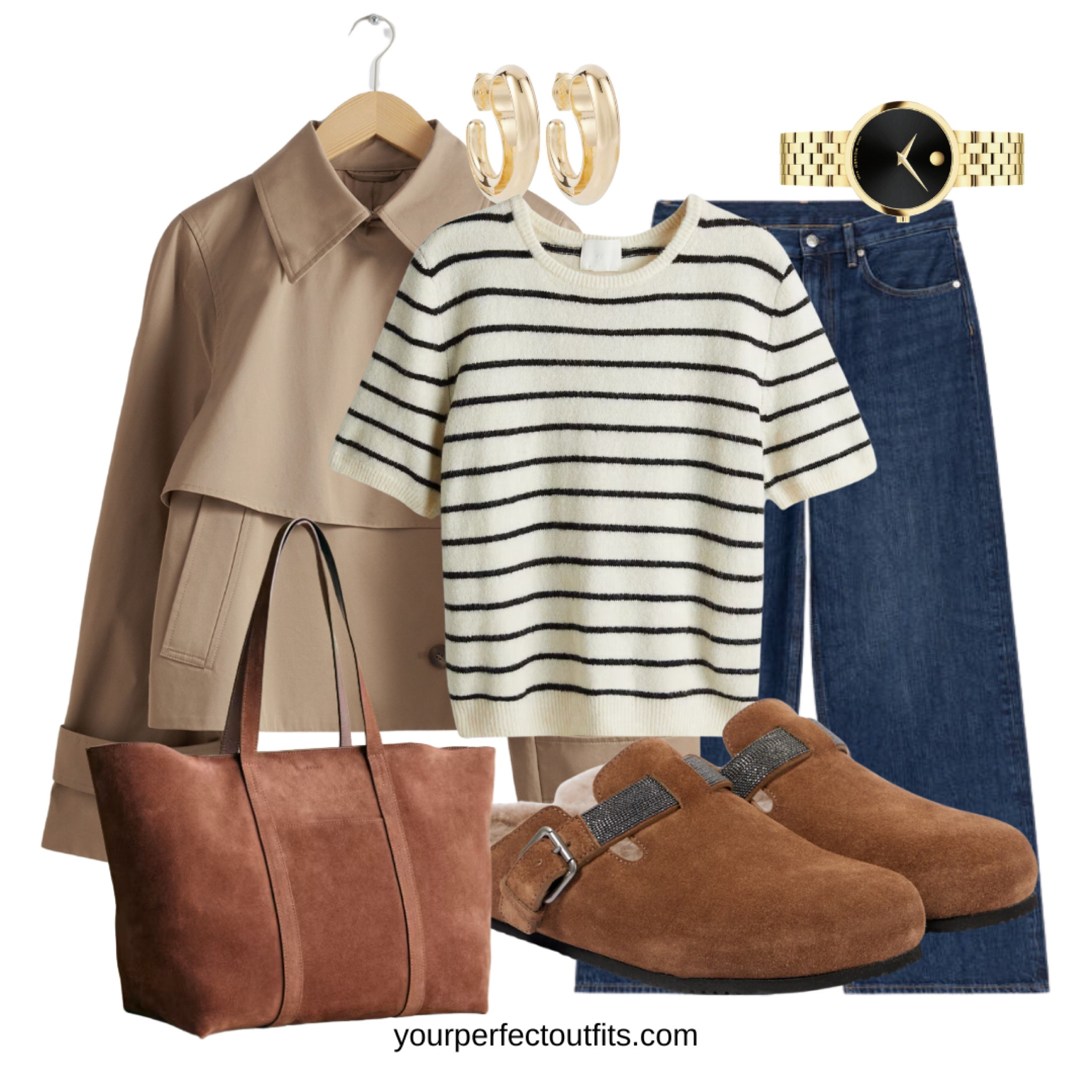 Perfect casual business fall outfits 
Back to work outfits 
Autumn looks with a cropped trench 
Everyday look 

#LTKFindsUnder100 #LTKFallSale #LTKWorkwear