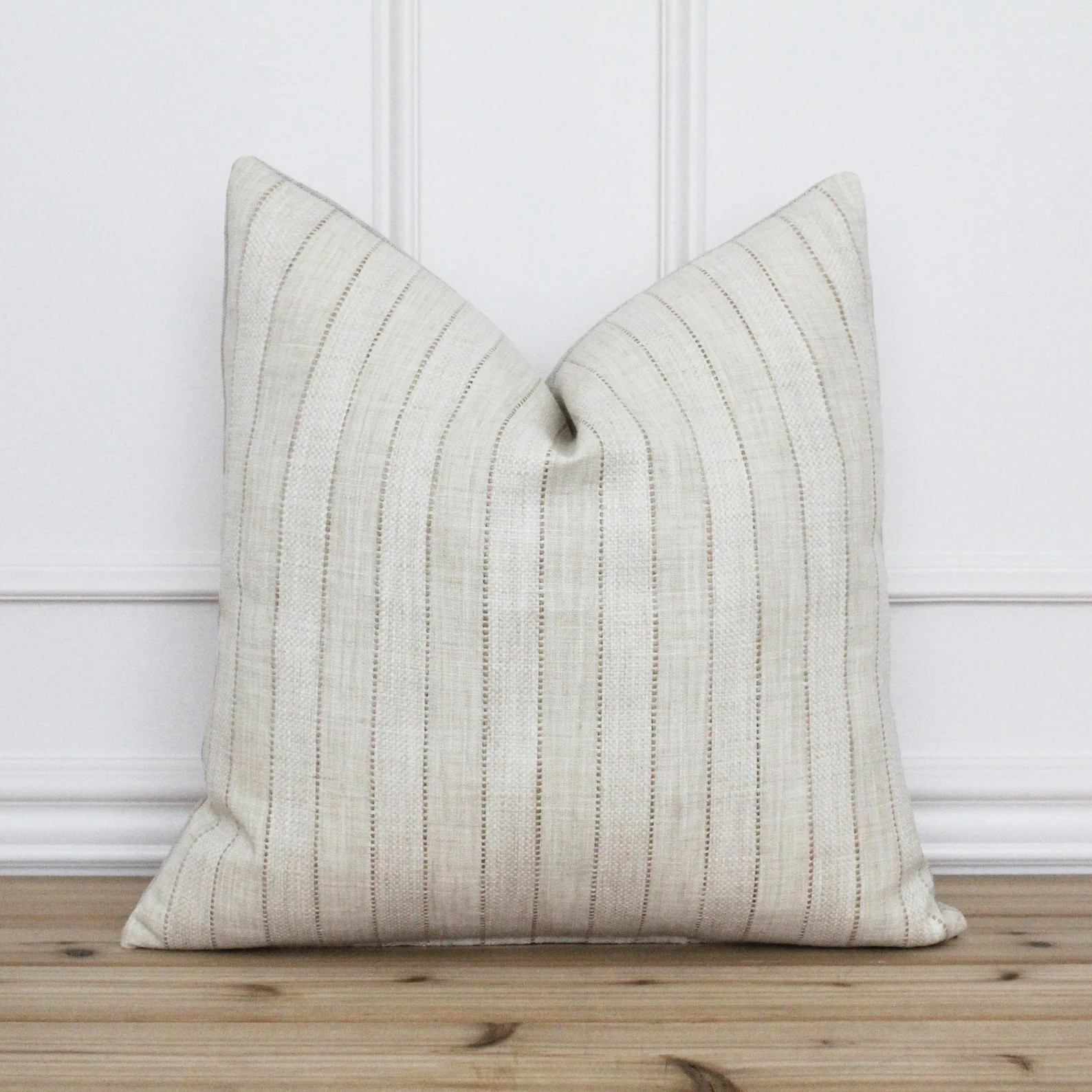 Neutral Stripe Pillow Cover  Tan Stripe Pillow Cover  - Etsy | Etsy (US)