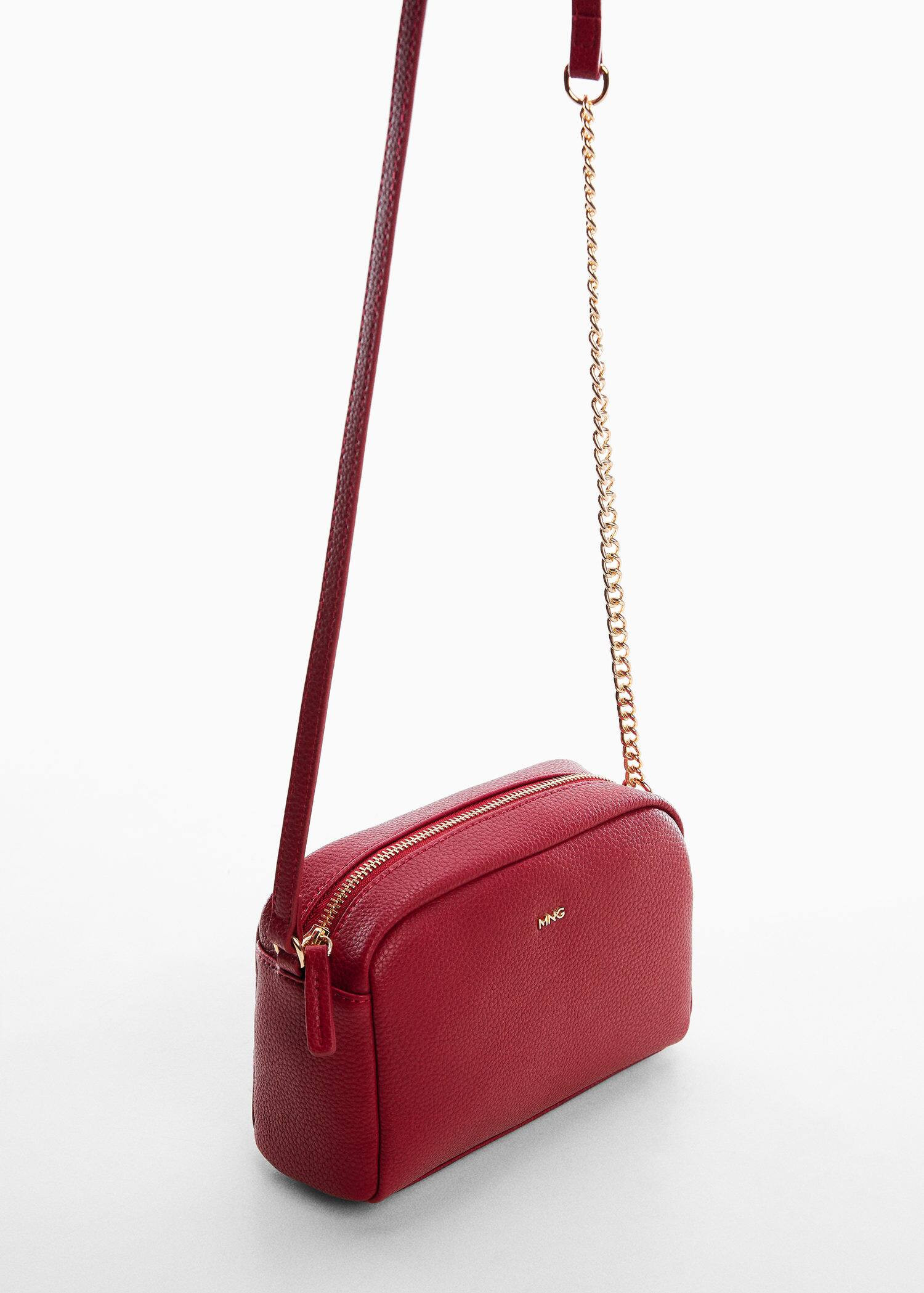 Crossbody bag with chain -  Women | Mango USA | MANGO (US)