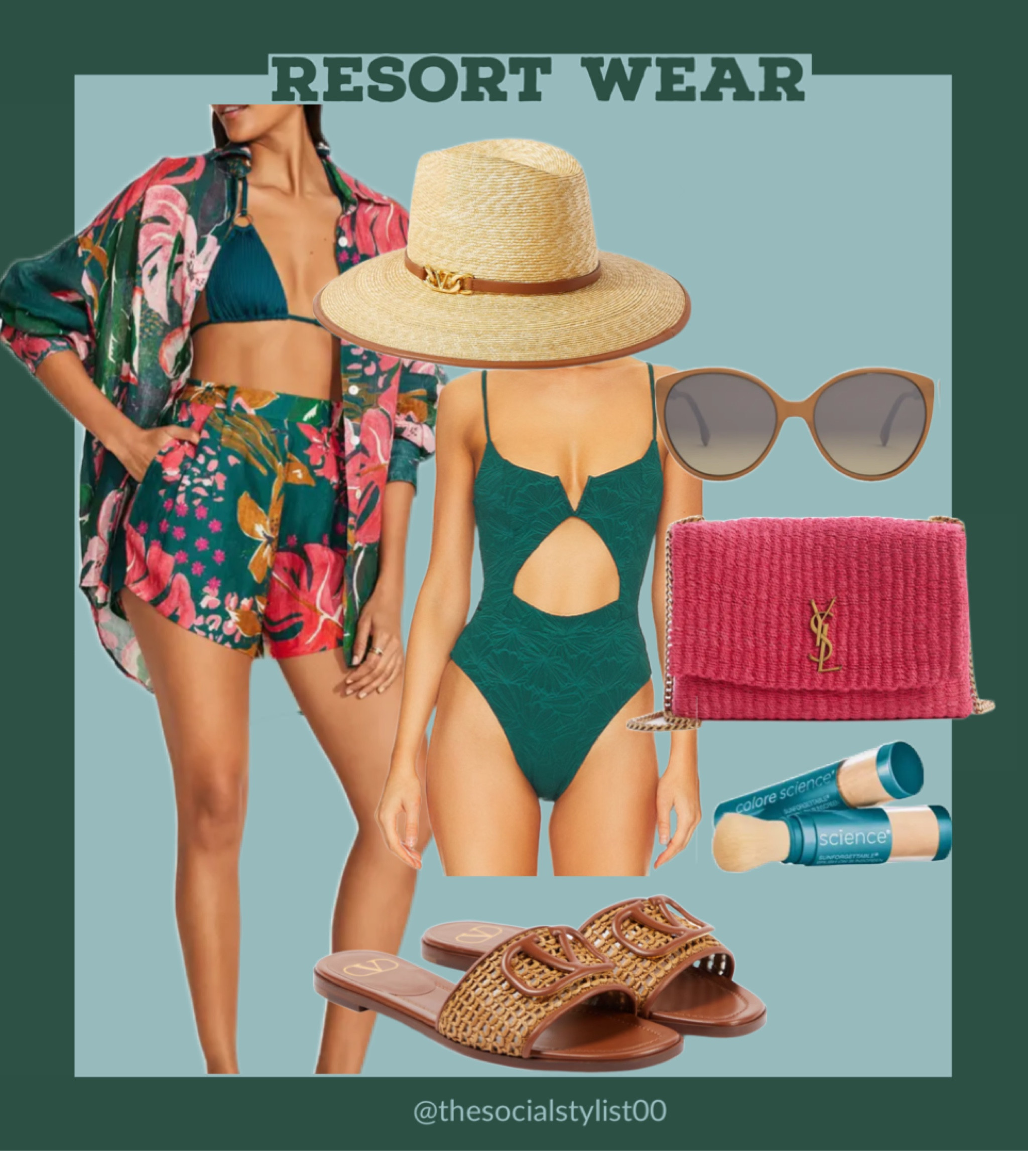 Resort Wear

Vacation outfit, swimsuit, coverup, sandals, beach tote, beach bag, sun hat, tropical, beach outfit, beach fashion, bikini, luxury fashion, spring break

#LTKstyletip #LTKtravel #LTKswim