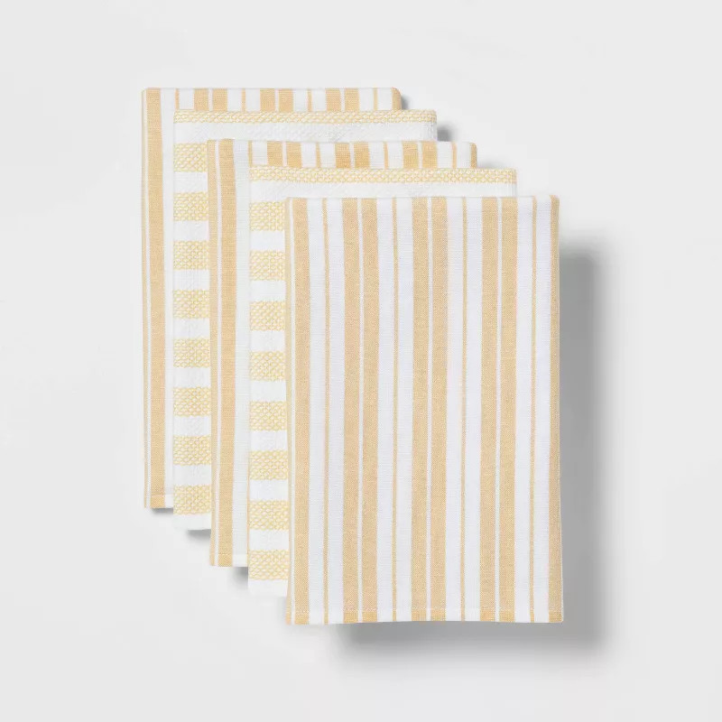 5pk Cotton Assorted Kitchen Towels - Threshold™ | Target