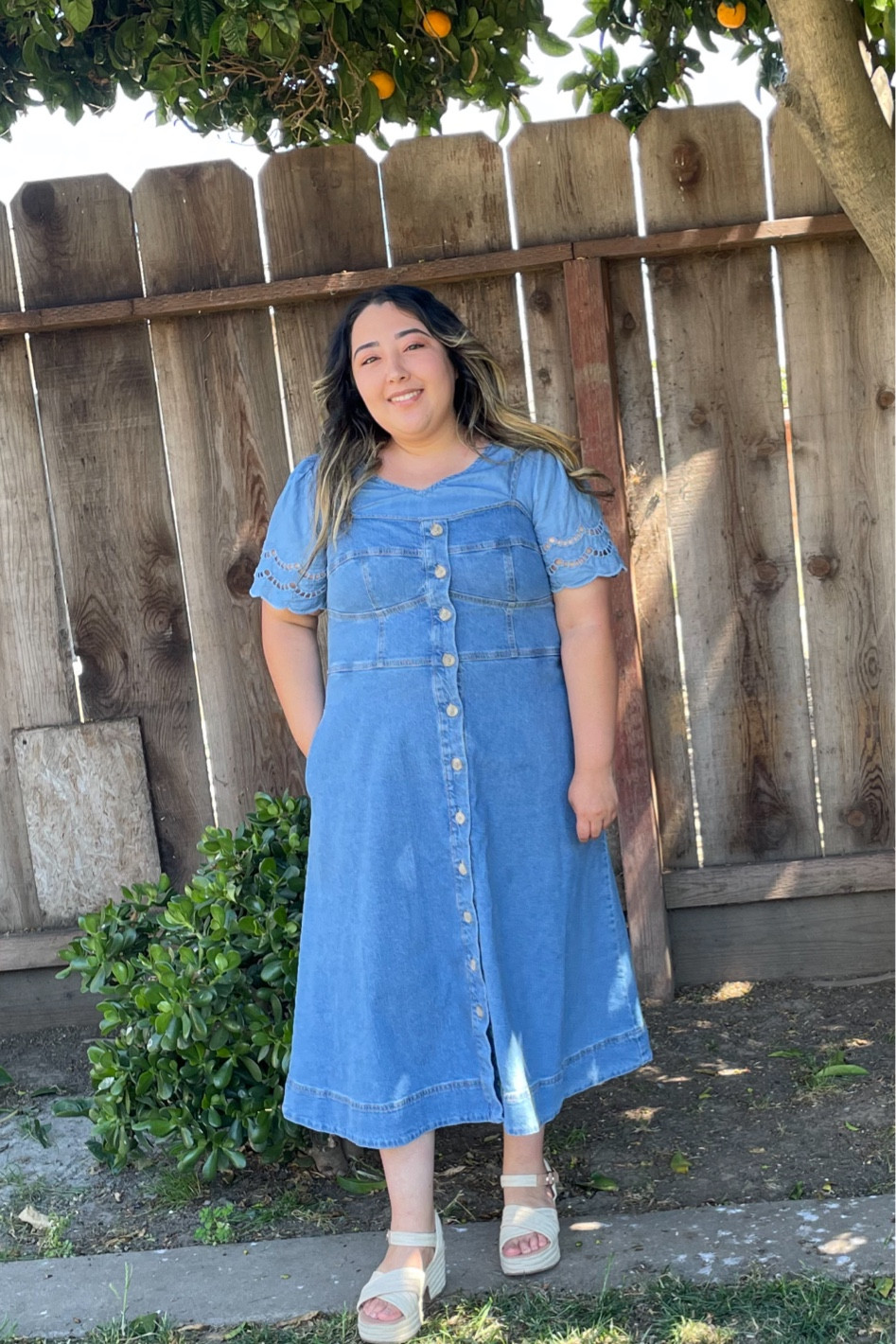 Denim dress 💙🦋