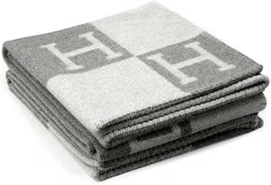 H Blanket Soft Plaid Throw Blanket, All Season Knitted Shawl for Sofa Couch Car Camping, for Wome... | Amazon (US)
