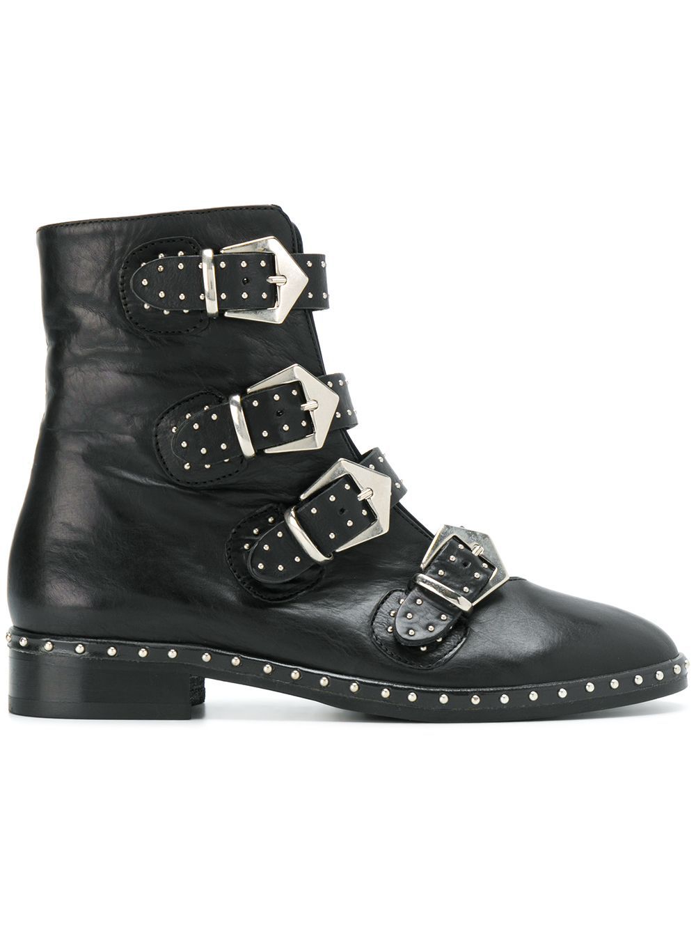 Marc Ellis studded buckle boots - Black | FarFetch US