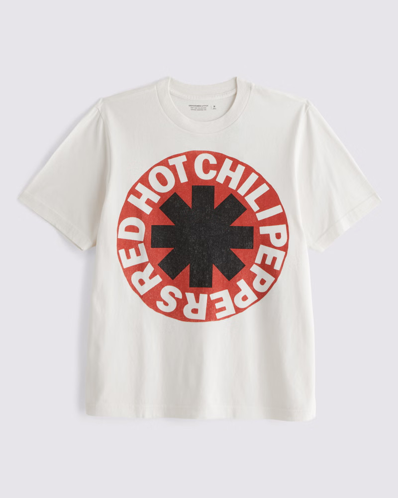 Red Hot Chili Peppers Vintage-Inspired Graphic Tee | Abercrombie & Fitch (US)