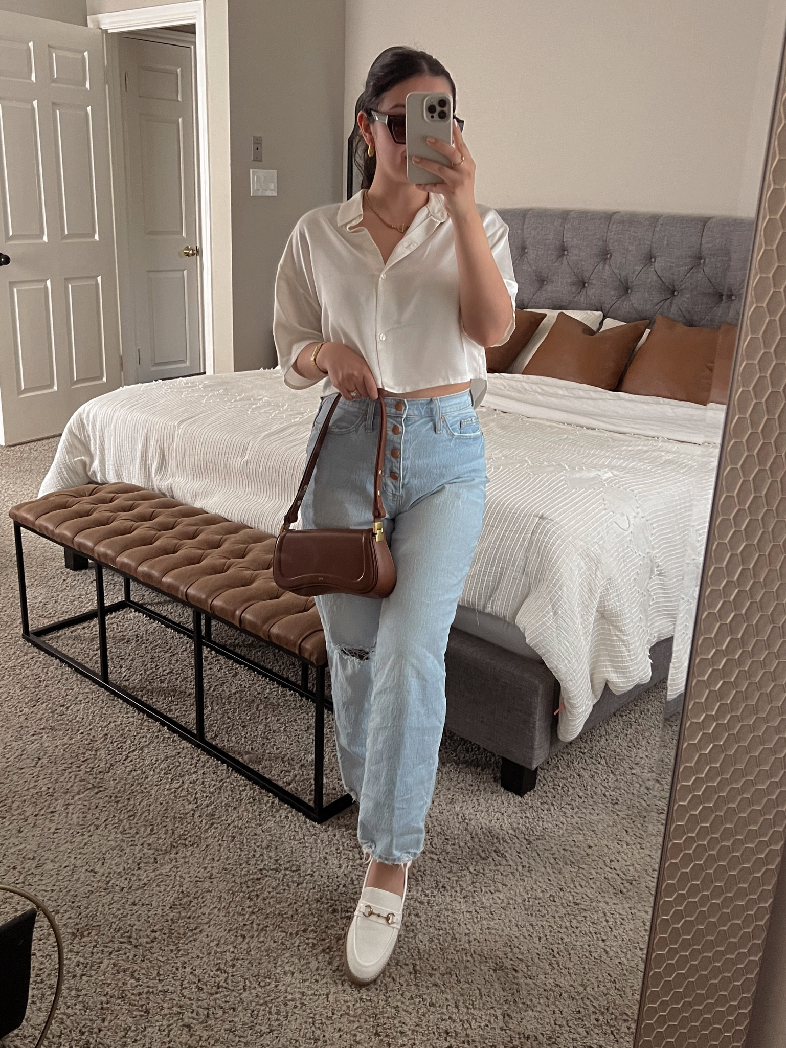 Casual chic prefall outfit 

#LTKstyletip #LTKshoecrush #LTKSeasonal