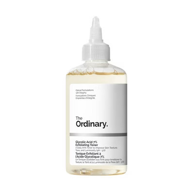 The Ordinary Glycolic Acid 7% Exfoliating and Brightening Daily Toner - 8 fl oz - Ulta Beauty: Alcohol-Free, Oil-Free, Vegan, Gluten-Free | Target