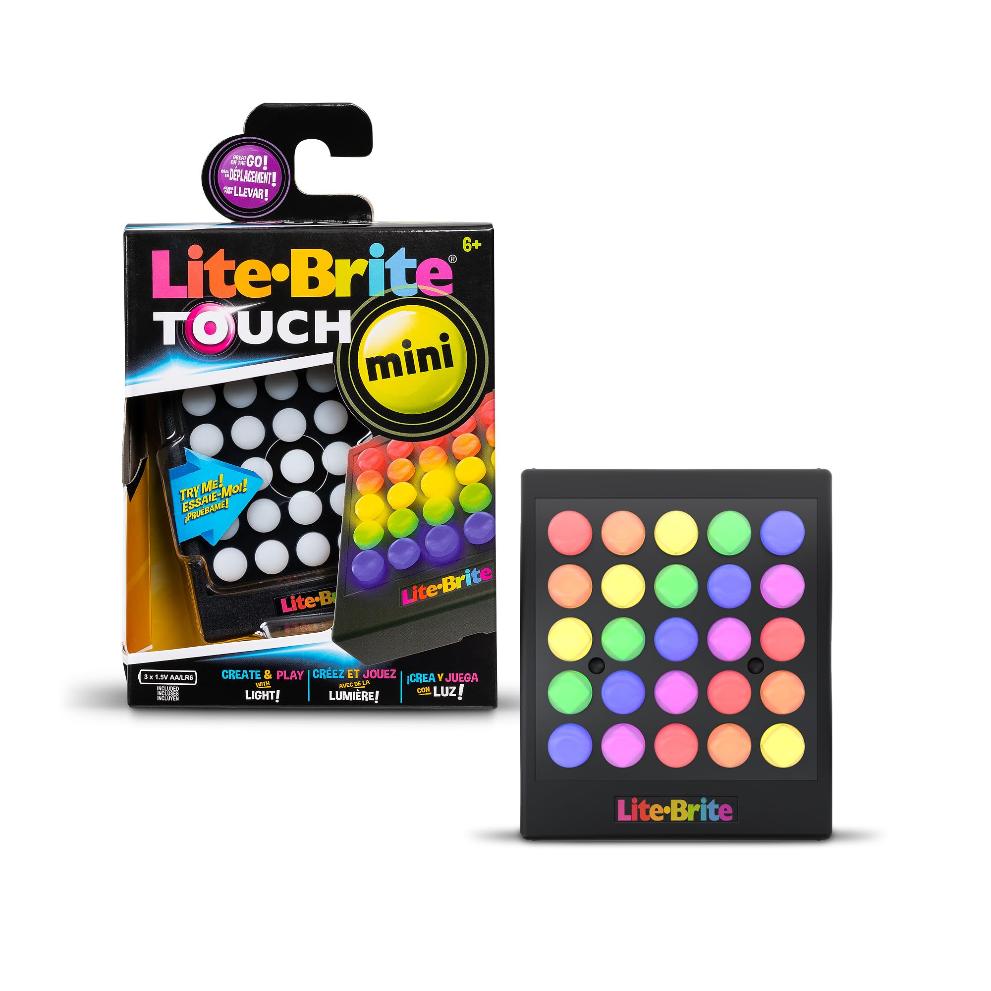 Lite Brite Mini Touch, Create Art with Light, Enhances Creativity, Gift for Girls and Boys Ages 6... | Amazon (US)