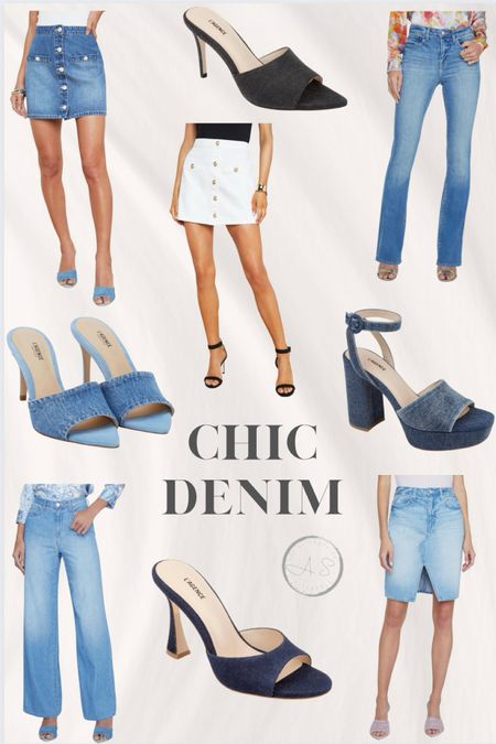 I love all things denim. I think I need the maxi skirt and denim sandals  

#LTKShoeCrush #LTKWorkwear #LTKFindsUnder100