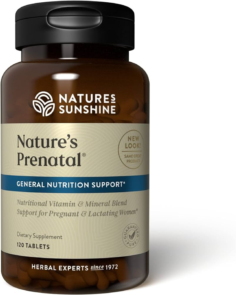 Nature's Sunshine Prenatal, 120 Tablets | Prenatal Vitamin Provides a Combination of Vitamins and... | Amazon (US)
