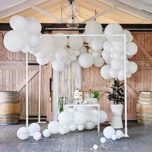 Pack of 60 White Latex Balloons 12 Inch 18 Inch for Wedding Birthday Party Decorations – 50 Ct.... | Amazon (US)