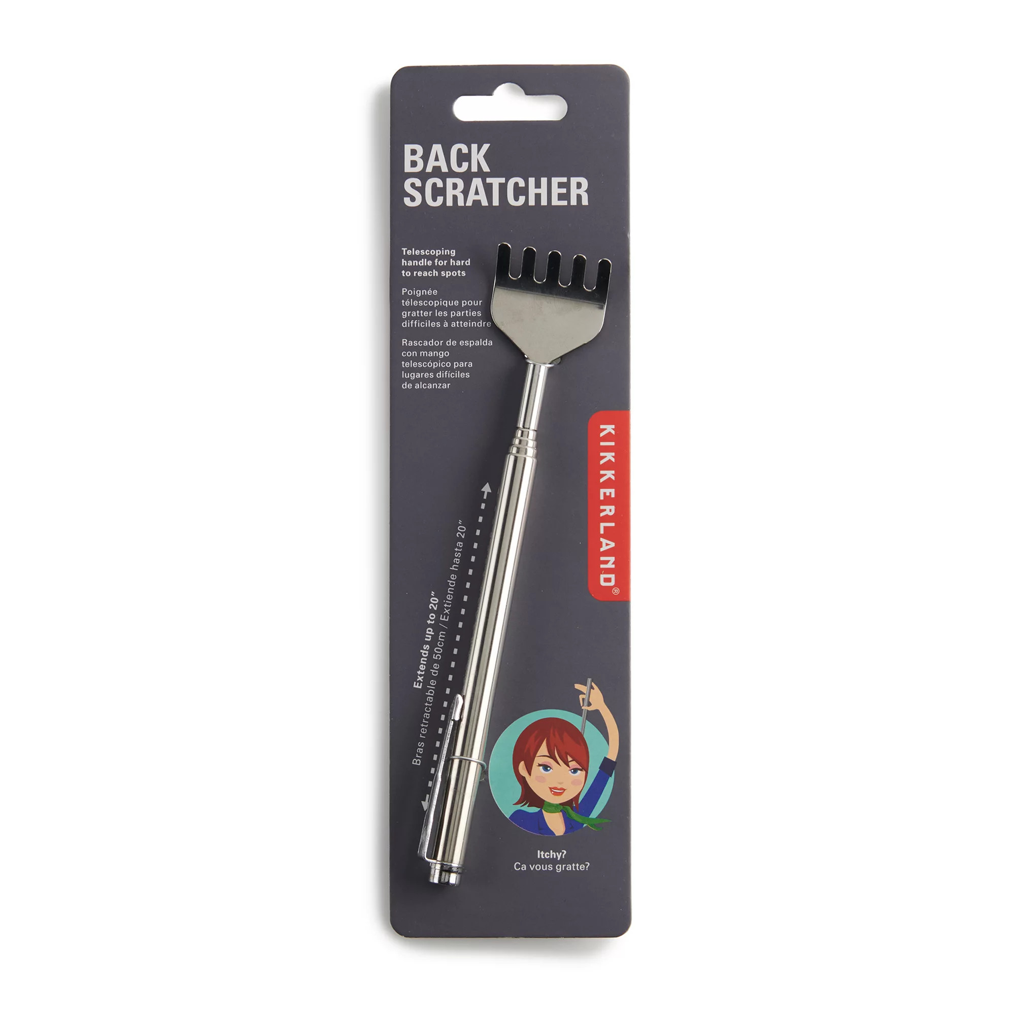 Kikkerland Silver Tone Back Scratcher | Kohl's