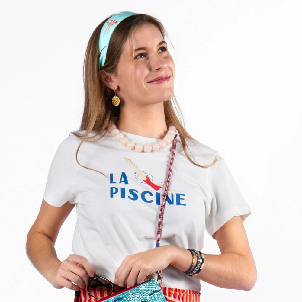 Kiki Tee La Piscine In Natural | INK+ALLOY