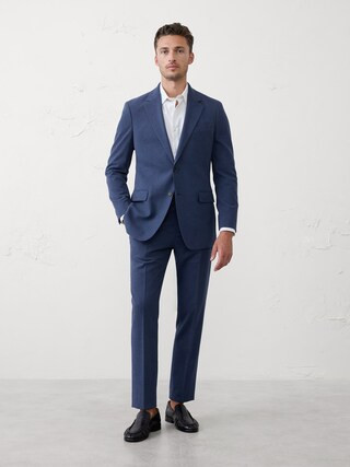 Tailored-Fit Soft Flannel Suit Jacket | Banana Republic Factory