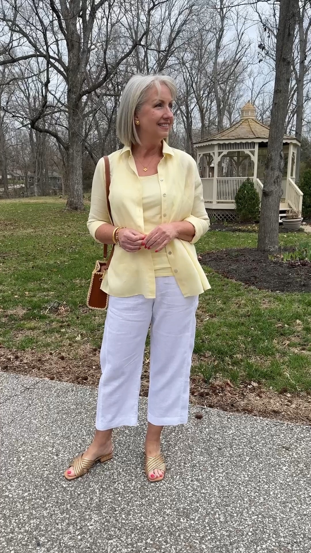 This yellow makes me happy for spring!💛 Shop J.Jill for this lovely look! 

#LTKMidsize #LTKOver40 #LTKStyleTip