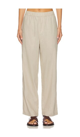 WAO Casual Linen Pant in Beige. Size S. | Revolve Clothing (Global)