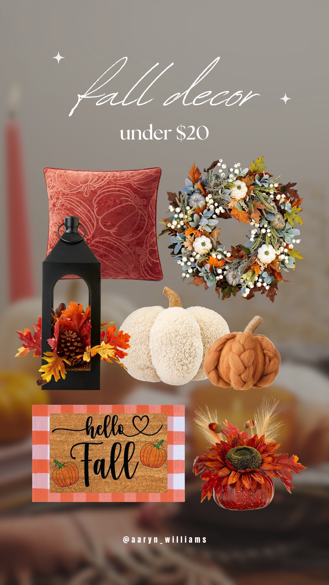 Fall decor finds under $20 at Walmart! Grab these cozy best sellers 🍁🍂🎃

Home decor on a budget, Walmart finds, fall inspo, Halloween decor 

#LTKSeasonal #LTKSaleAlert #LTKHome