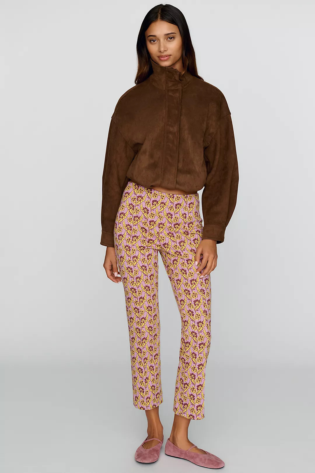 Maeve Poppy Kick Flare Pull On Pants | Anthropologie (US)