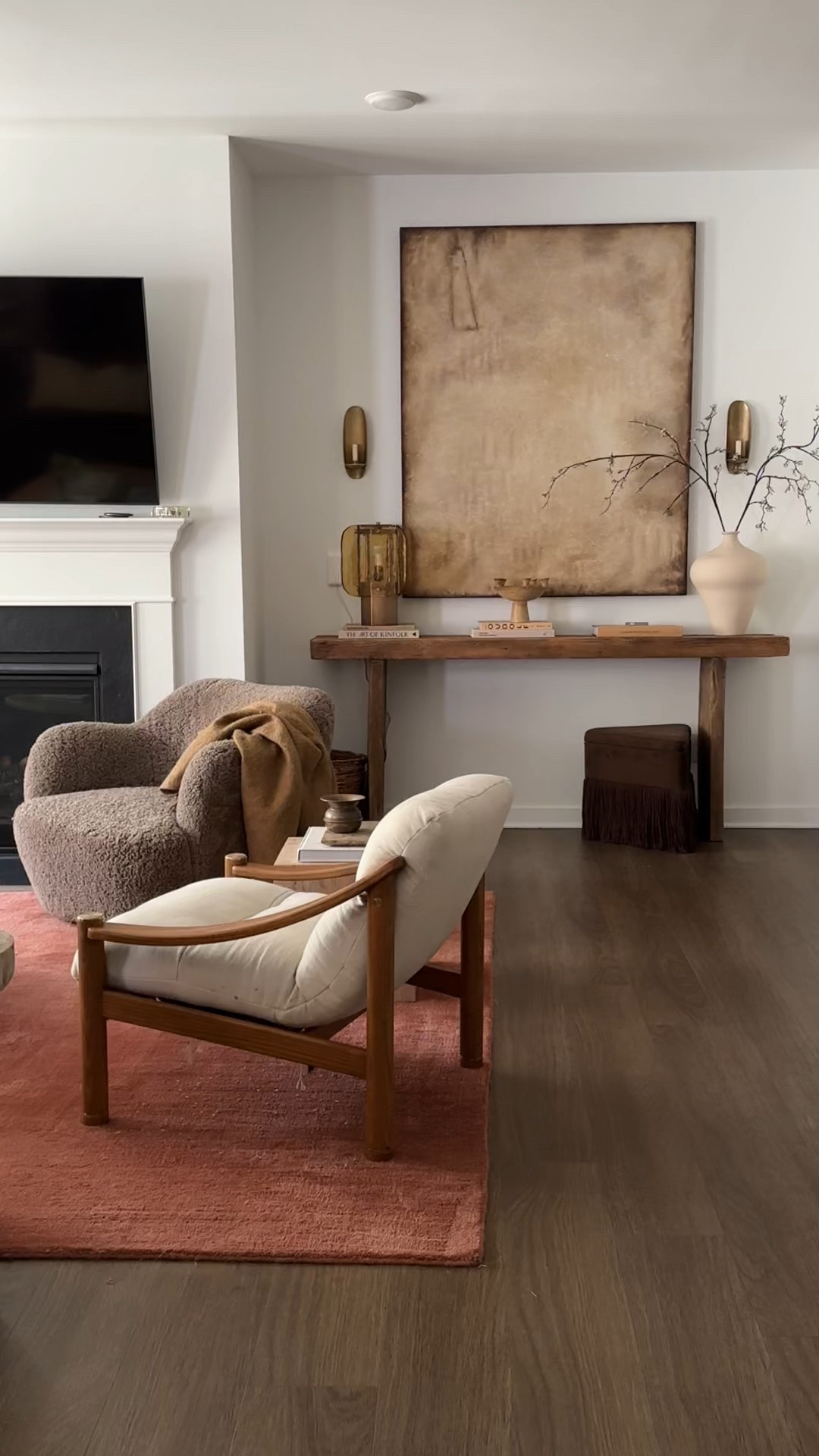 ON SALE: shearling chair, rug, throw blanket and vase 

#LTKSaleAlert #LTKHome