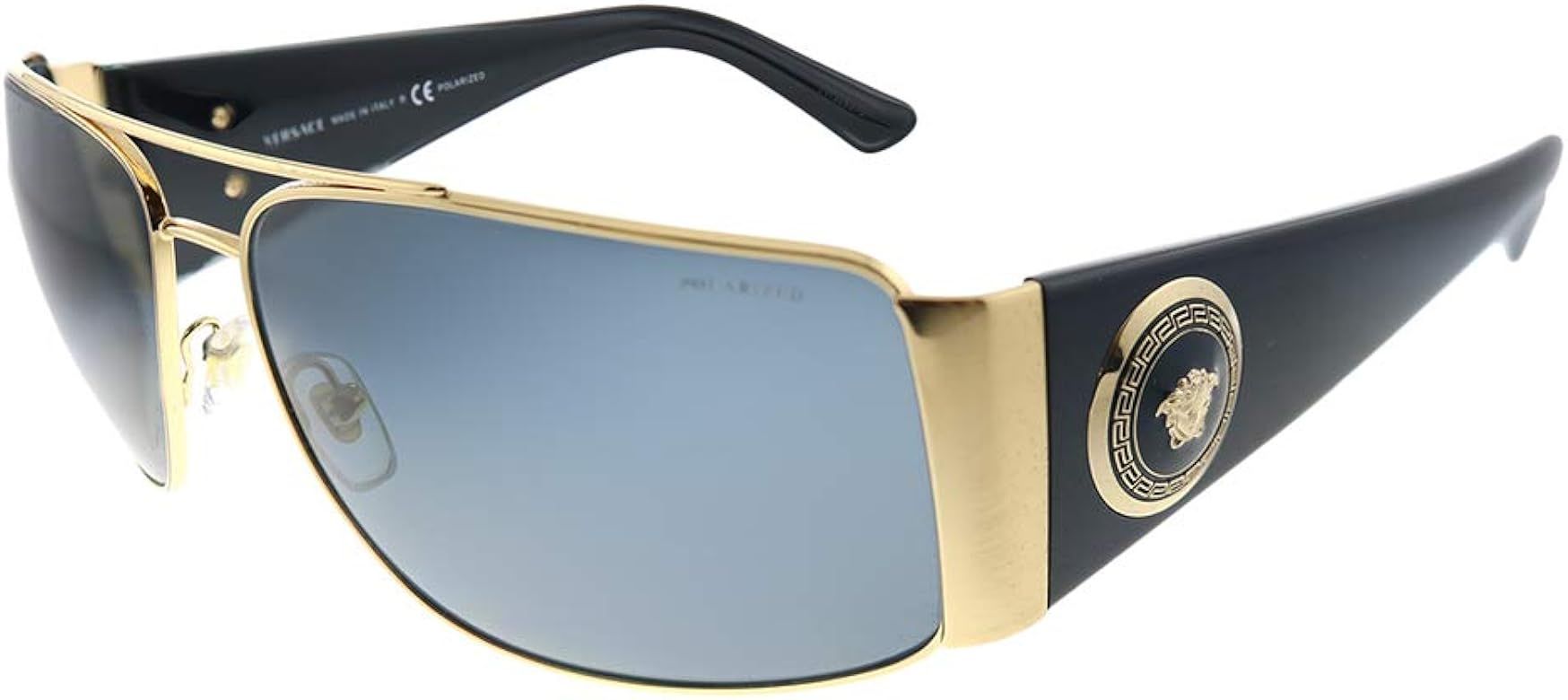 Versace Mens Sunglasses (VE2163) Metal | Amazon (US)