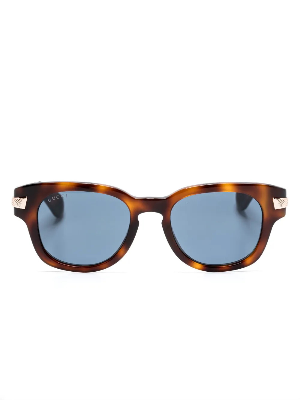Gucci Eyewear tortoiseshell square-frame sunglasses - Brown | Farfetch Global