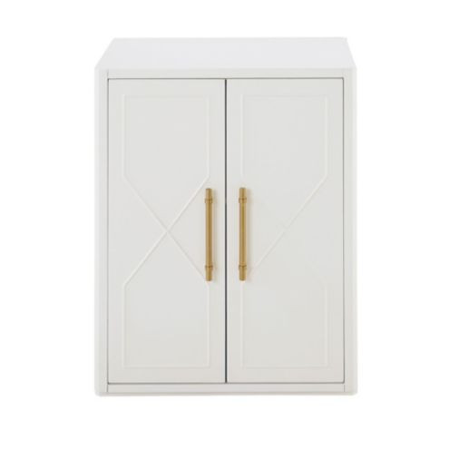 Shelby Storage Cabinet with Beaded Fretwork & Antique Brass Pulls | Ballard Designs, Inc.