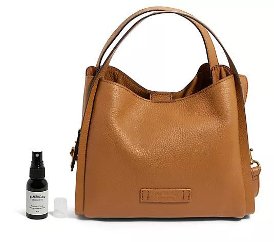 American Leather Co. Auburn 2.0 Triple Entry Satchel - QVC.com | QVC