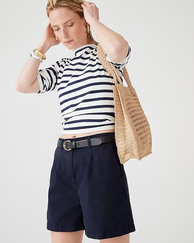 Pleated capeside chino short | J.Crew US