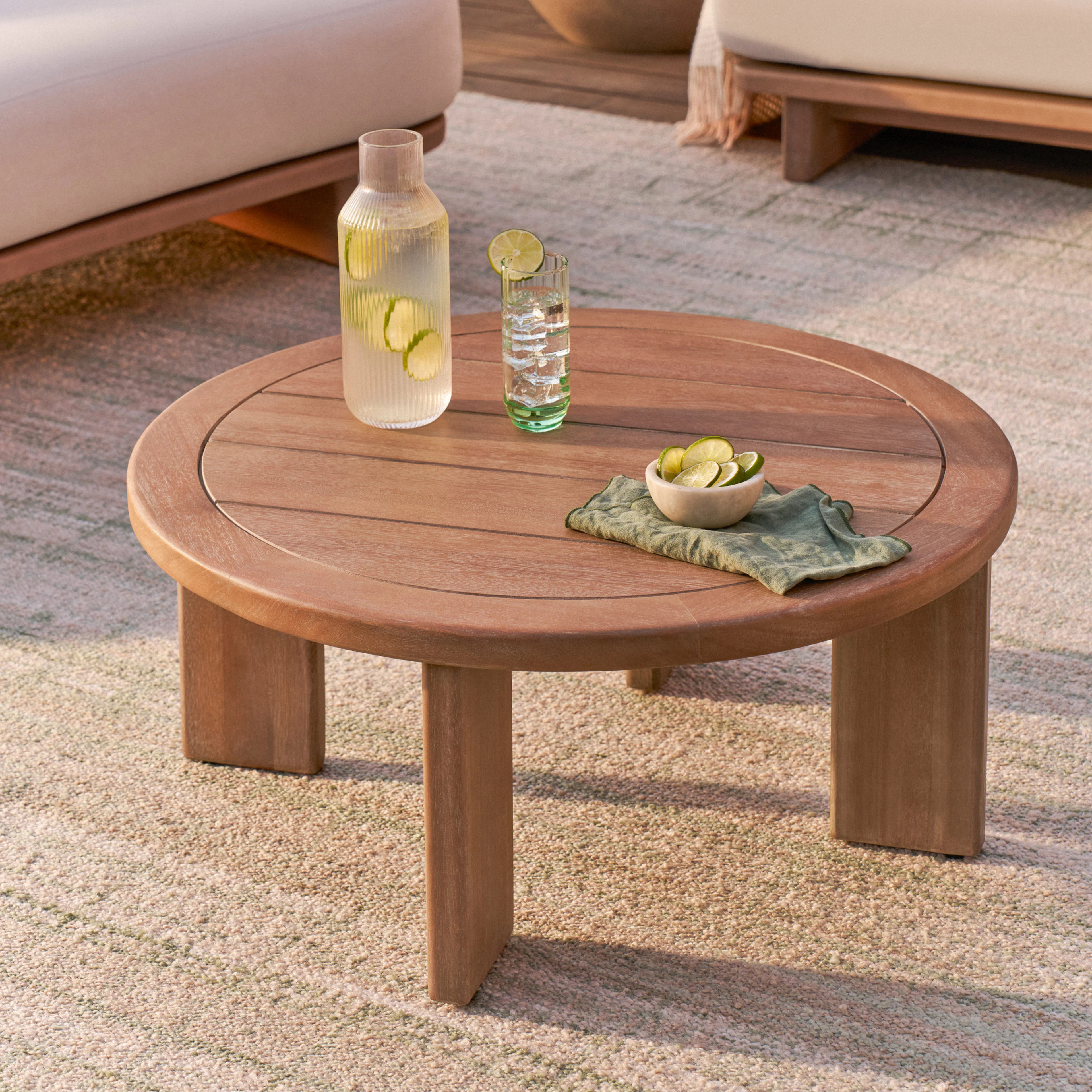 Daphne 31.5" Outdoor Coffee Table - Cloud Eucalyptus | Article