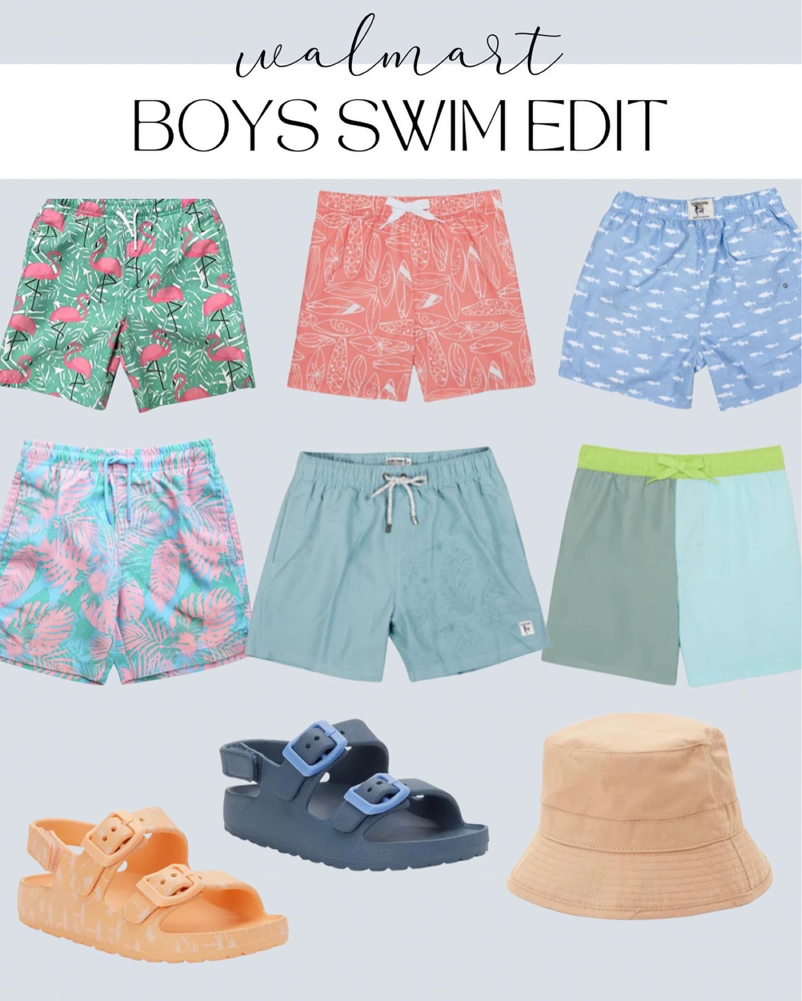 Got my 5 boys all new swim trunks and summer accessories all on #walmart! @walmartfashion #walmartpartner 

#LTKswim #LTKfamily