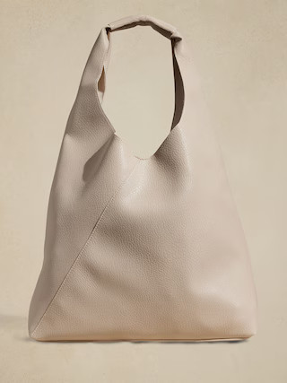 Vegan Leather Slouchy Tote | Banana Republic Factory