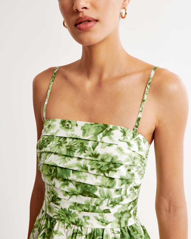 Emerson Ruched Strapless Romper | Abercrombie & Fitch (US)