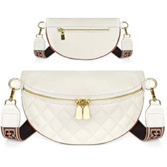 Eslcorri Small Crossbody Sling Bag for Women Trendy - Fashionable Fanny Packs Vegan Leather Chest Be | Amazon (US)