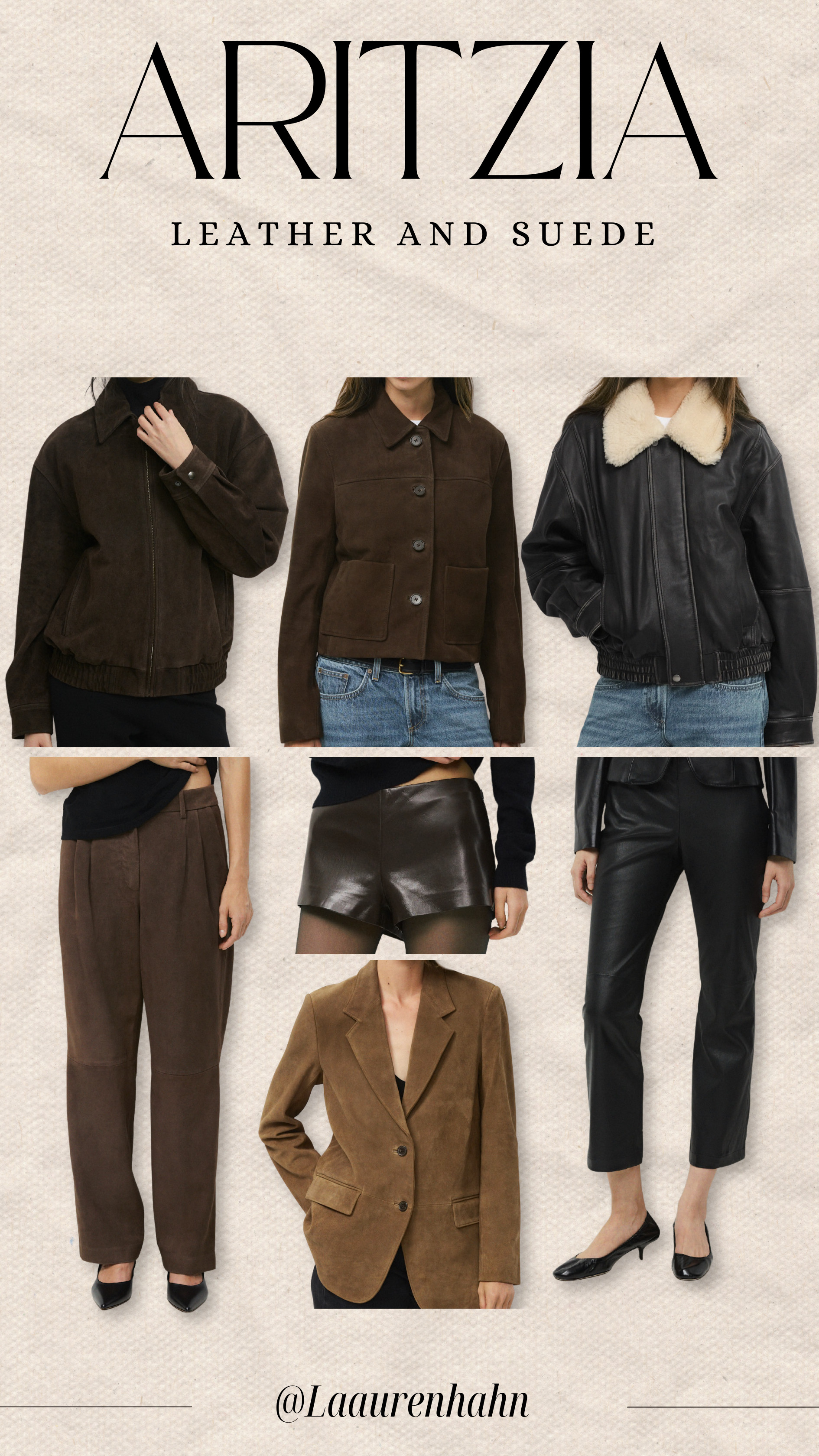 @aritzia new arrivals - leather & suede

#LTKcanada #LTKfall #LTKstyletip