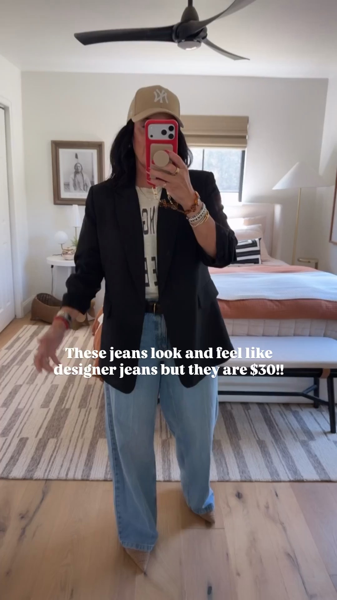 I’m a size 8 and did a size medium in the blazer and t-shirt. I’m in a size 8 in the jeans but if you are between sizes you can size down in the jeans. 



#LTKOver40 #LTKMidsize #LTKgrwm