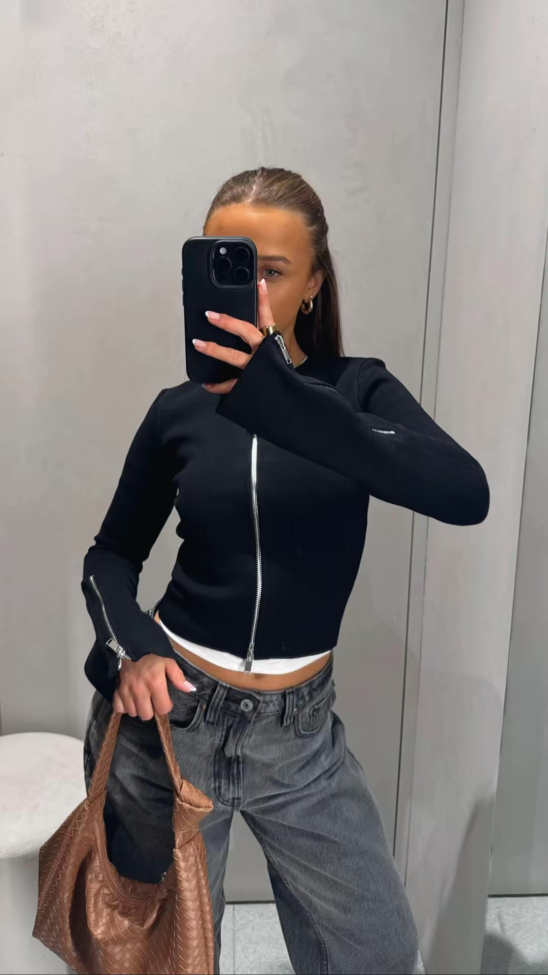 new in zara cardis for spring!!🌸 

Pinterest style outfit inspo ideas winter spring summer TikTok casual easy basic neutral ootd wishlist faves petite black zip up fitted zip detail 

#LTKstyletip #LTKuk #LTKspring