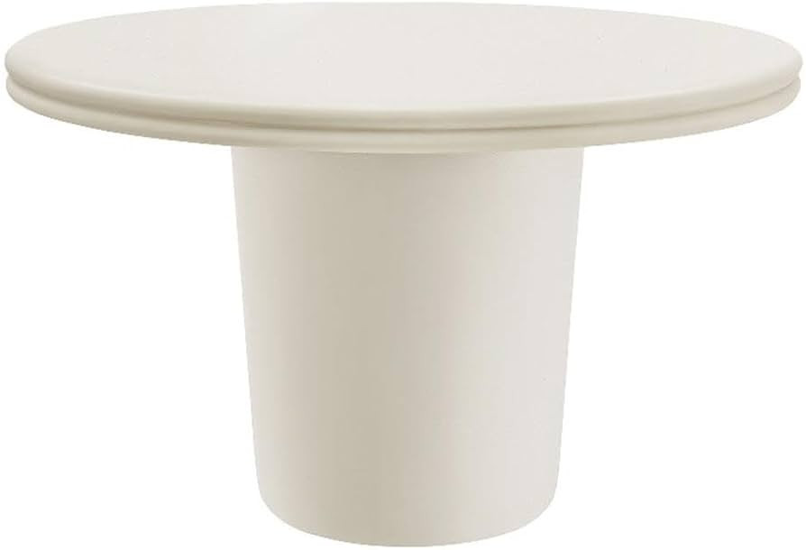 Modway Brion 48-Inch Concrete Round Dining Table in White | Amazon (US)