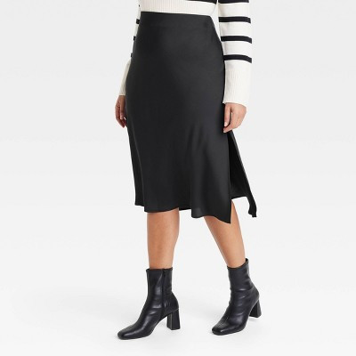 Women's A-Line Midi Slip Skirt - A New Day™ | Target