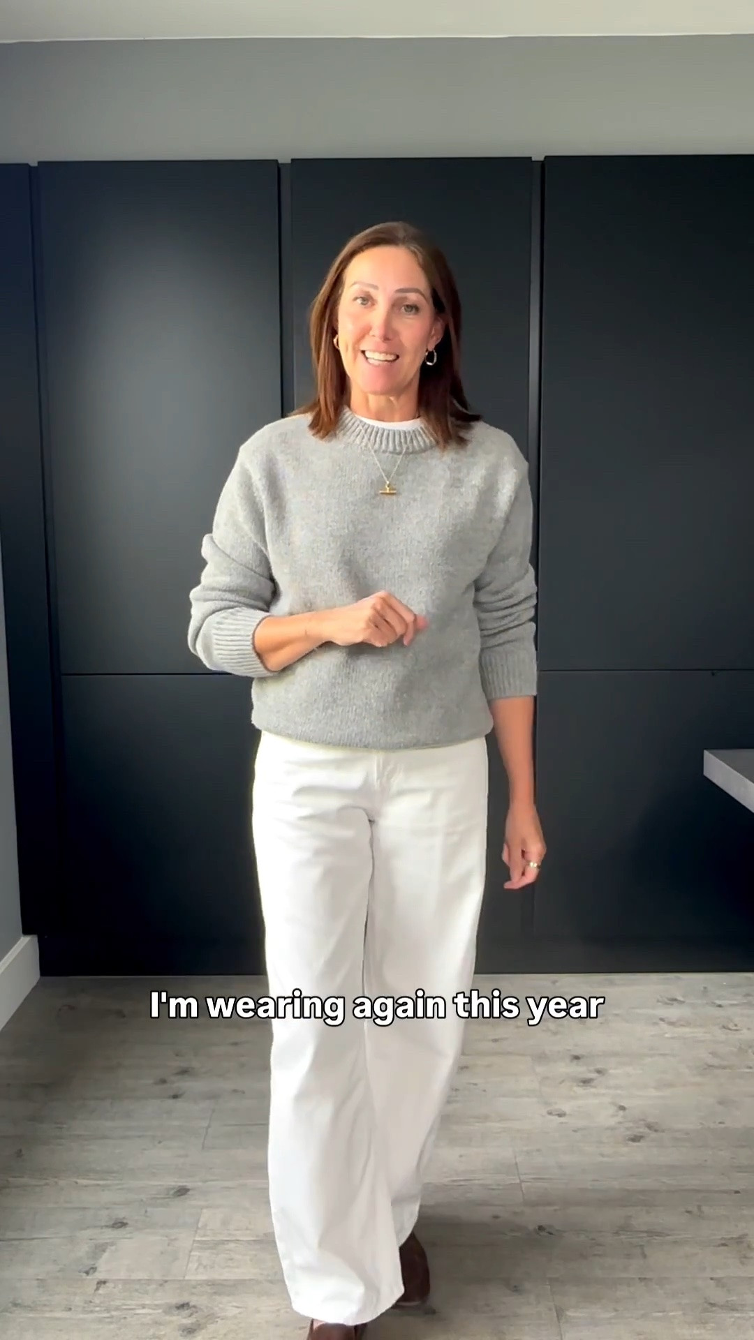 Here’s 5 of the pieces I wore on repeat last autumn that I’ll be bringing out again this year.
These are the basics I rely on to build my outfits around. I’ve focused on great quality,  versatility and of course comfort.

These jeans you’ve seen them before -  I wear them a lot. They have a subtle cave shape and they are just so comfortable. I love the length of these. I tend to move towards a longer length as the days get shorter and colder. These are perfect for wearing with trainers, boots and loafers. I wear a 26/31
These leather loafers were a permanent fixture on my feet last year and they’ll be doing the same this year super soft leather extremely comfortable and well-made they come in brown suede and a dark wine colour as well.
A really good grey jumper is a wardrobe essential for me – I found this one in the mens section (which is often cheaper). It’s 100% wool, beautiful quality - and I’ve ordered this one in Navy for this season. I wear a small.
If you struggle with wool, then this soft cotton knit is the solution. I’ve worn it over and over and new have it in other colours. I wear a M
And finally, my most work item is these joggers. I love in them. They’re comfy and soft, come in a host of colours and they’re currently on sale. I wear a M

#LTKautumn #LTKstyletip #LTKover50style