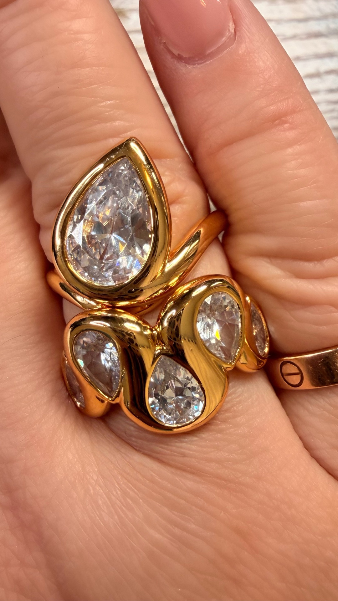 Today’s outfit is all about the JEWELS!

My ring stack from @ahavajewels’ NO SAINTS collection is what dreams are made of — luxe, timeless, and made to actually last. You know I love pieces that can keep up with real life… these are waterproof, tarnish-resistant, and give that everyday gold glow without the luxury price tag.

I paired them with black barrel jeans (Amazon find!), a ribbed tank, and a buttery soft leather jacket that looks $$$ but is under $200. Finished the look with Audrey-inspired ballet flats and a chic crossbody.

Because effortless elegance isn’t about spending more — it’s about choosing pieces that shine with you every day. 

🛍️ Linked my full look + my Ahava favorites in LTK — go treat yourself, you deserve a little sparkle. #styleover50 #ahavajewels #womenover50 #over50andfabulous #over50blogger

#LTKootd #LTKgrwm #LTKOver40